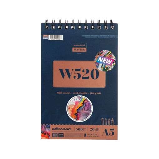 Picture of 300GSM A5 SPIRAL WATERCOLOUR PAD 20 PAGES